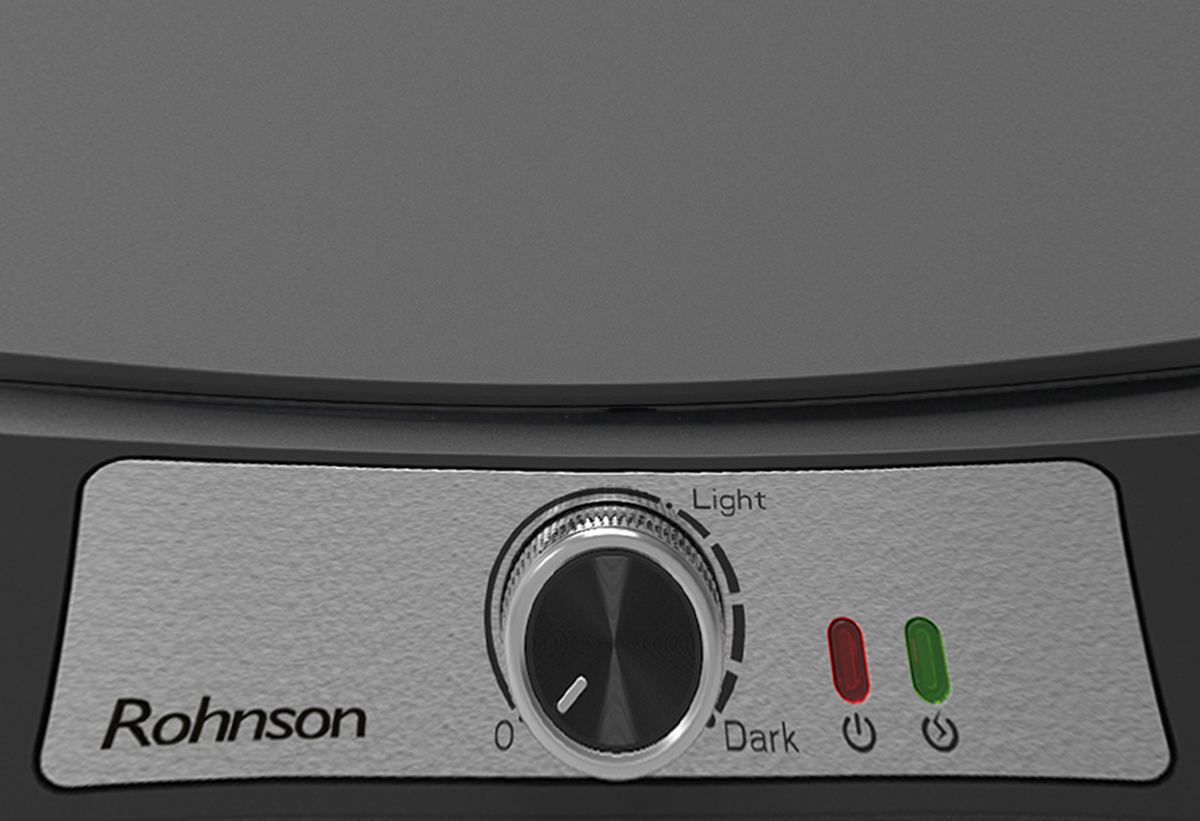 Κοντινή λήψη στο κουμπί ρύθμισης θερμοκρασίας.